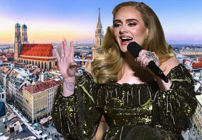 Adele Münih'te: sahnede şarkı söylerken gözyaşlarına boğuldu