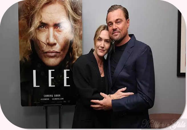 Film gösteriminde Kate Winslet ve Leonardo DiCaprio kol kola. : Magazin Haberleri!